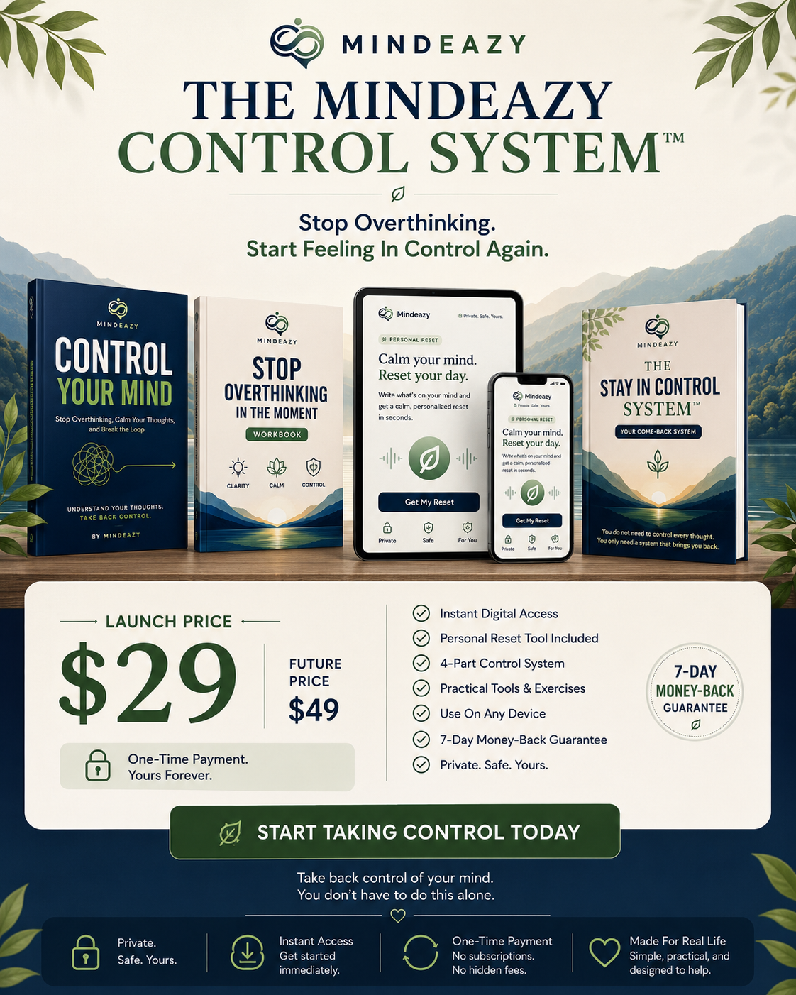 Stop Overthinking And Feel More In Control In Less Than 7 Days