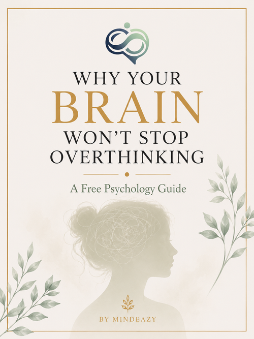 Why Your Brain Won't Stop Overthinking — Free Guide.
