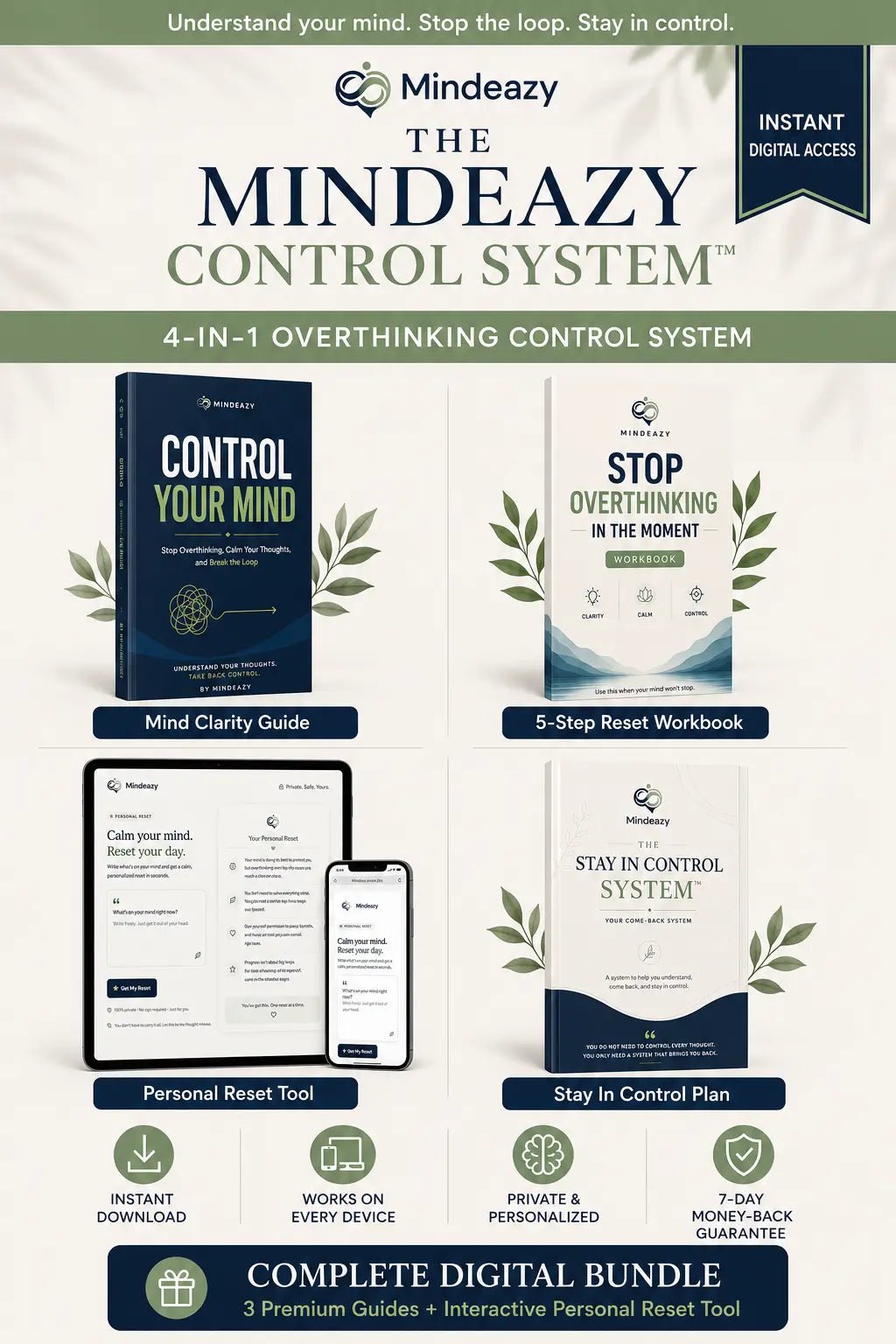 Stop Overthinking And Feel More In Control In Less Than 7 Days